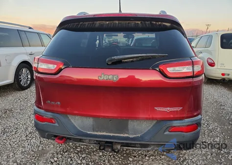 2014 Jeep Cherokee Trailhawk из США, поврежденный, VIN 1C4PJMBS0EW130141